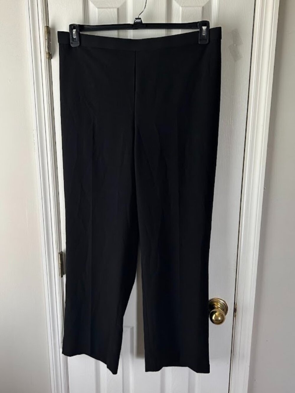 NWT Focus 2000 Black Slacks Trouser Dress Pants Plus Sz 18W Tummy Control Panel